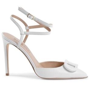 NEW Dee Oclepo Pandora Strappy pumps 38 White